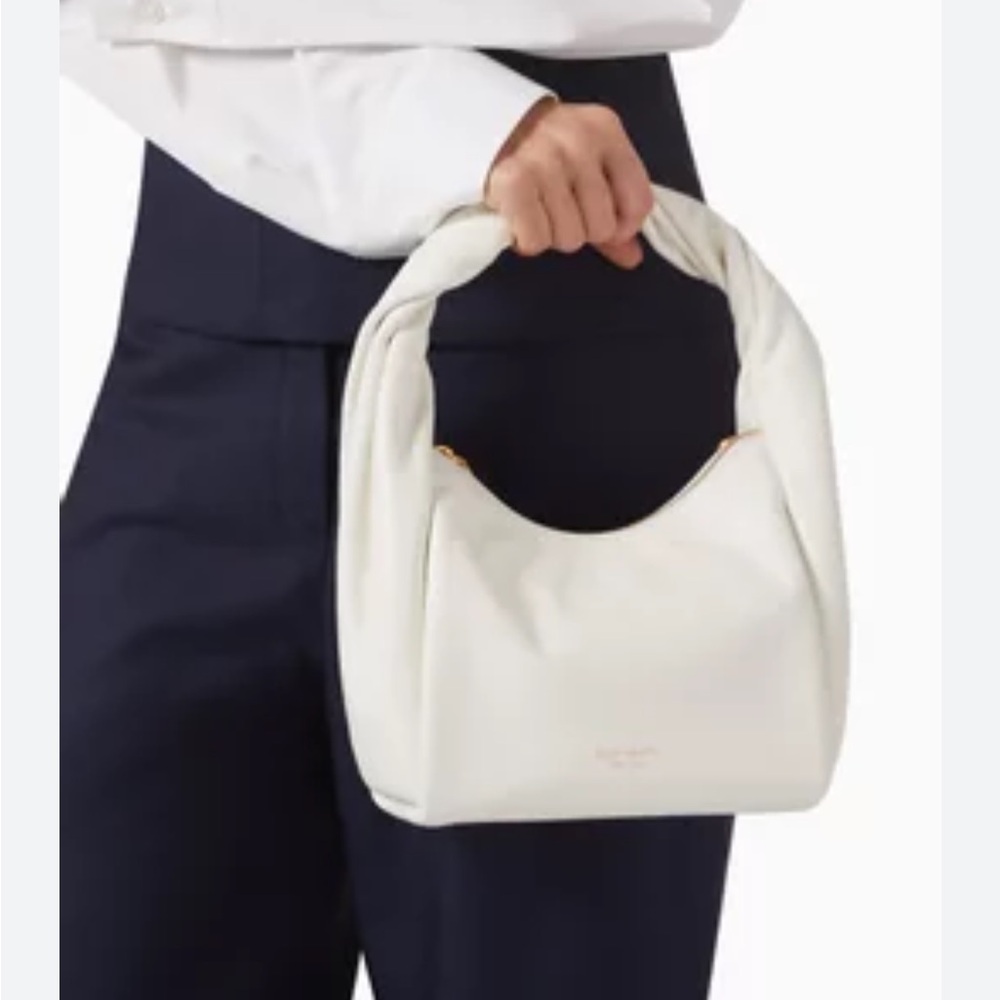 Kate Spade New York Twirl top-handle bag in nappa leather and white. - Picture 4 of 12